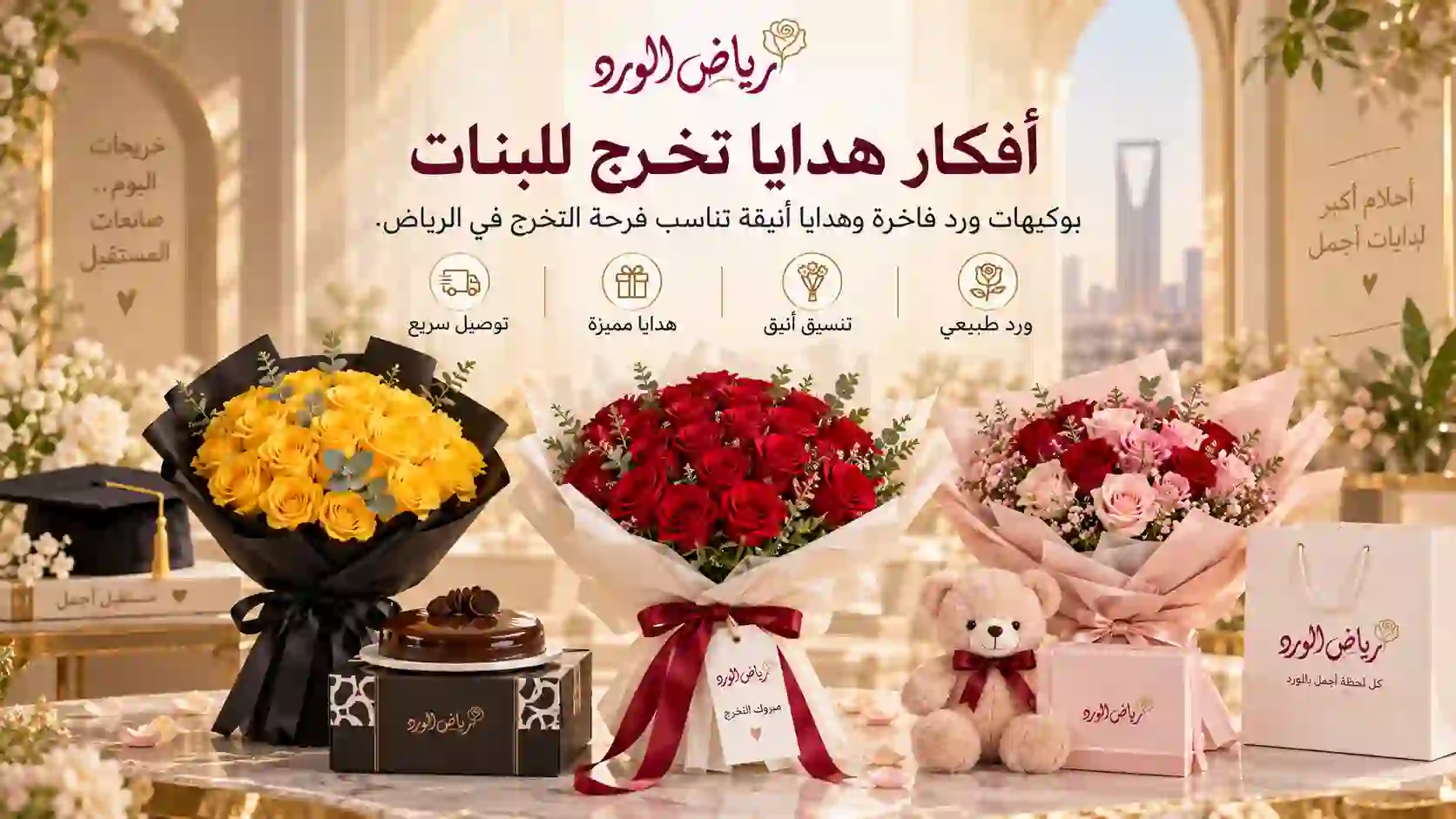  أفكار هدايا تخرج للبنات | خيارات وأسعار في الرياض
